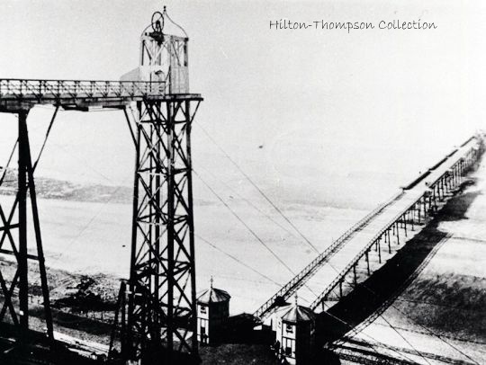Saltburn's original cliff  hoist engineered by John Anderson