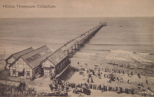 Saltburn pier circa 1937