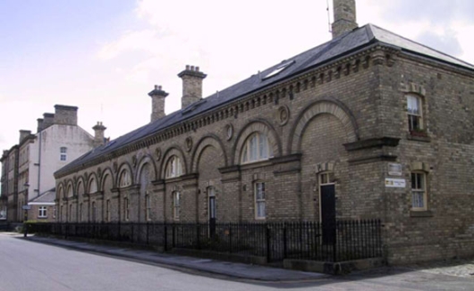 Original stable block of the Zetland Hotel, now converted to housing accommodation